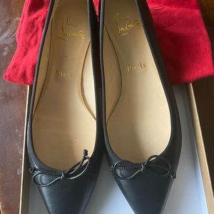 Christian Louboutin “The Hall” ballerina flat with spikes